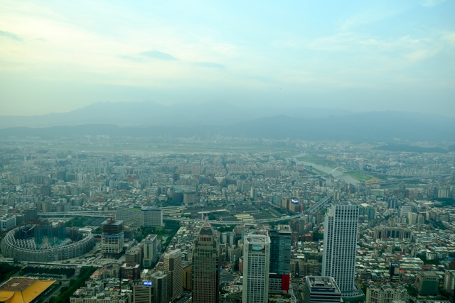 台北101展望台からの景色