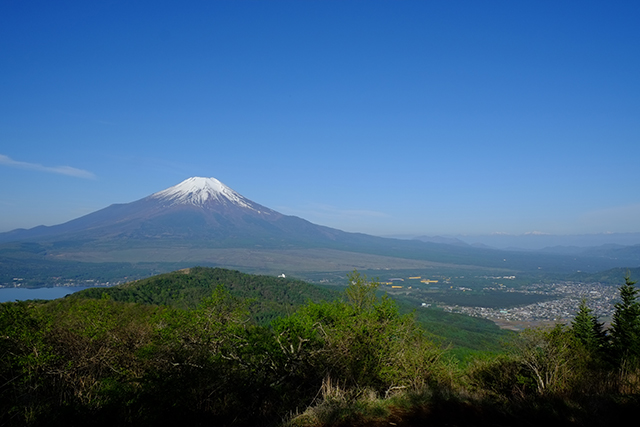 石割山山頂からの富士山
