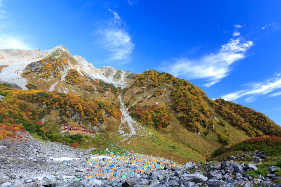 涸沢の紅葉