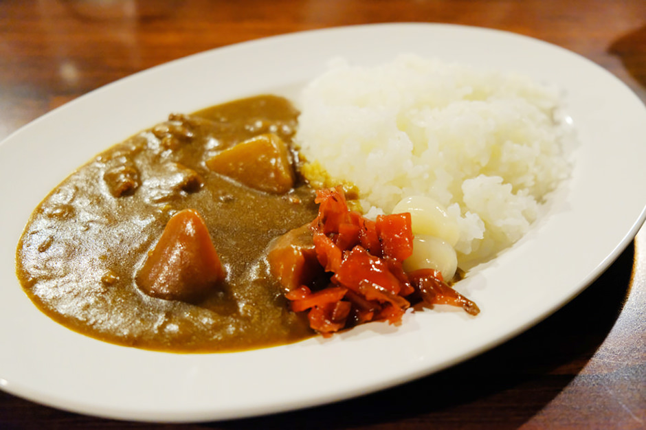 くろがね小屋のカレーライス