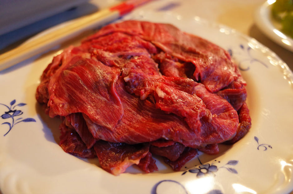 オーレン小屋の桜肉