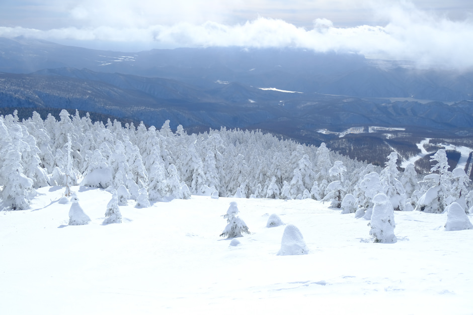 冬の西大巓登山